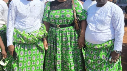 CÉRÉMONIE D’INHUMATION ET D’HOMMAGE À L’EX ROI SAGBADJOU GLÈLÈ D’ABOMEY : El-Hadja Adoukonou Ewassadja prie pour une succession heureuse