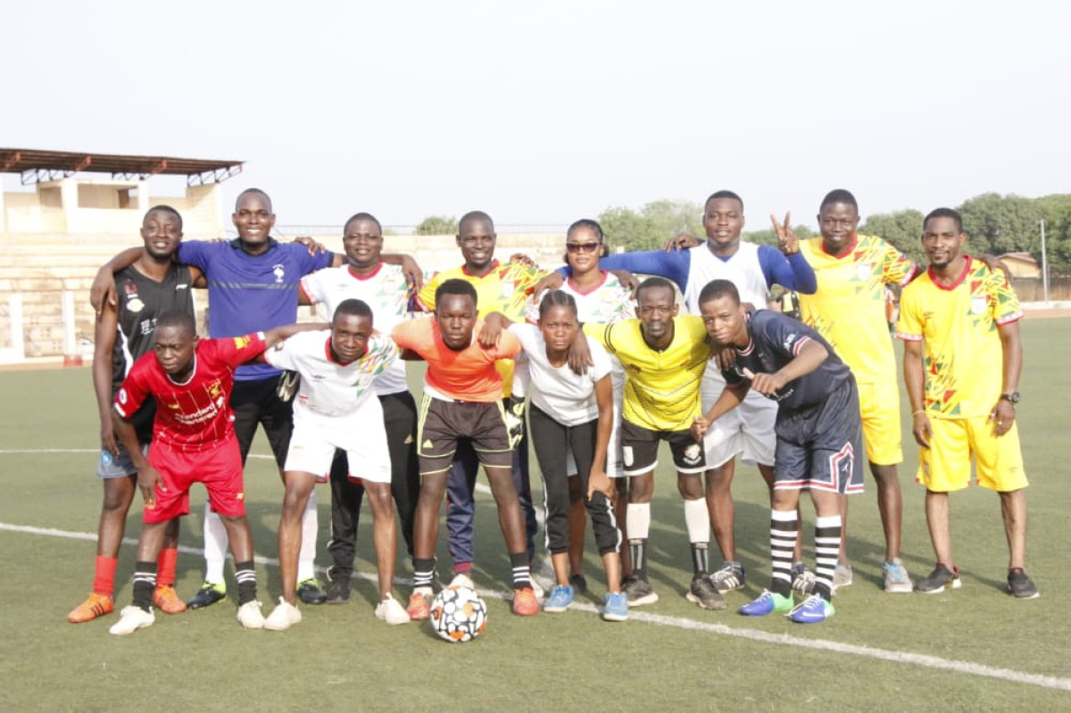 TOURNOI DE FOOTBALL DES MÉDIAS AU BÉNIN : Daabaaru Fc effectue sa 2ème séance d&rsquo;entraînement au stade de Parakou
