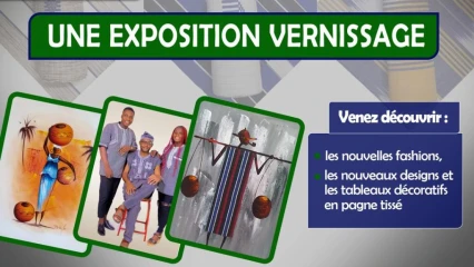 À TRAVERS UNE EXPOSITION VERNISSAGE : Afrique Élégance met en vente ses nouvelles créations . C’est du 1 au 15 novembre à la place Tabéra de Parakou