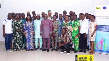PROMOTION ET PROTECTION DES DROITS HUMAINS AU BÉNIN : Amnesty International renforce les capacités des journalistes