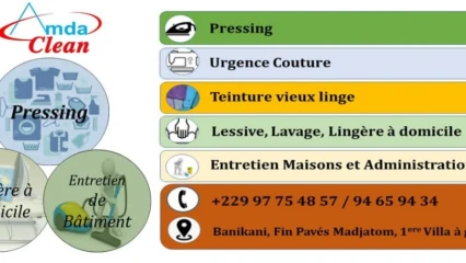 AMDA CLEAN,  C&rsquo;est la solution à tout problème de pressing