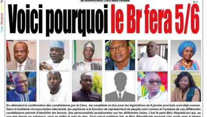 8È CIRCONSCRIPTION ÉLECTORALE : Voici pourquoi le Br fera 5/6