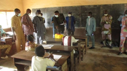 EXAMEN DU CEP 2020 À BANIKOARA : Les épreuves se déroulent dans le respect des mesures barrières