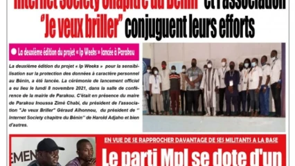 Parution du mardi 09 novembre 2021