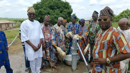 Savè/Réalisation de projet socio-communautaire à l’occasion de la fête identitaire: l’association Ègbè Ibilè fait don de forage à Alafia