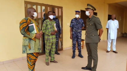 EXAMEN DU CEP 2020 DANS LE BORGOU : Le Préfet Cissé s&rsquo;imprègne du niveau des préparatifs