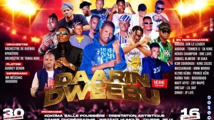 BORGOU/PREMIÈRE ÉDITION DE DAARIN DWEEBU À N’DALI : Flash Production annonce un géant spectacle le 30 novembre prochain