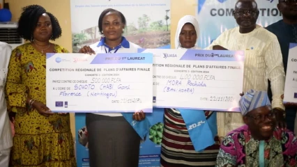 FINANCEMENT DE L&rsquo;ENTREPRENEURIAT AU BÉNIN :  Le projet Ejasa prime les lauréats de la cohorte 3