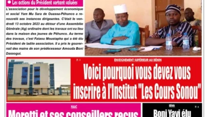 UNE DU LUNDI 16 OCTOBRE 2023