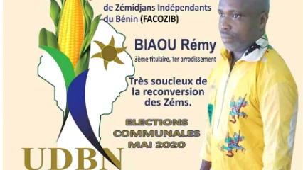 ÉLECTIONS COMMUNALES DU 17 MAI À PARAKOU : Rémy Biaou de l’Udbn reçoit le soutien des « Zémidjan »