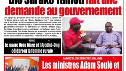 UNE DU MARDI 15 MARS 2022