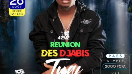 4ÈME RÉUNION DES DJABIS : Tyaf  en concert le 26 août à Natitingou