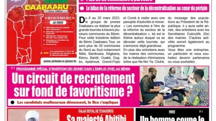 UNE DU 1ER MARS 2023