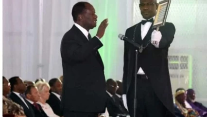CÔTE D&rsquo;IVOIRE : Le président Ouattara investi pour un troisième mandat