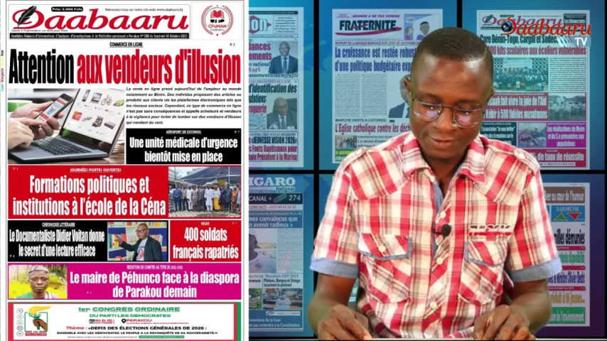 Revue des titres de ce Vendredi 06 octobre 2023 sur Daabaaru TV