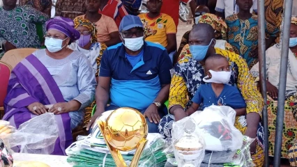 FINALE DU TOURNOI DE FOOTBALL D’UNITÉ ET DE FAIR-PLAY DU PRÉSIDENT ABIL : L’honorable Rachidi Gbadamassi parrain de la première édition