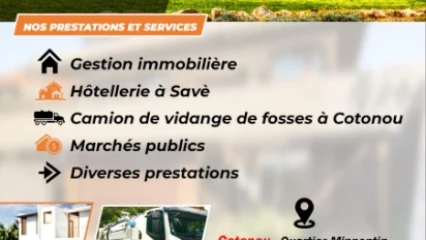 BÉNIN/POUR VOS BESOINS EN IMMOBILIER, HÔTELLERIE, MARCHÉS PUBLICS…  Faites confiance à l’Ets Monda et Fils