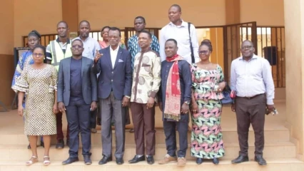 BÉNIN/CONSTRUCTION D’INFRASTRUCTURES DE L’UNSTIM D’ABOMEY : Zul-Kifl Salami constate l’évolution des travaux