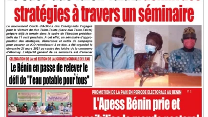 Parution du lundi 22 mars 2021