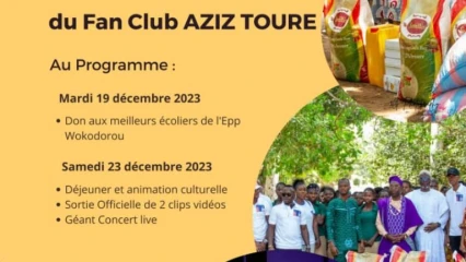 PARAKOU/GRANDE FÊTE DE RETROUVAILLES DU FAN CLUB AZIZ TOURÉ : La 4ème édition prévue pour décembre prochain