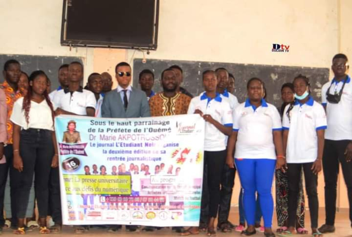 JOURNAL L&rsquo;ÉTUDIANT NOIR DE L’UNIVERSITE DE PARAKOU : La 2ème rentrée journalistique effectuée