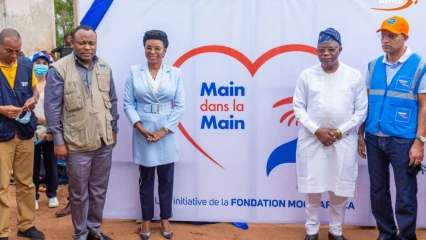 CONSTRUCTION D’INFRASTRUCTURES DE CANTINE SCOLAIRE A L’EPP GOULO SODJI : « Main dans la main », l’initiative de la Fondation Moov Africa pour promouvoir l’entraide, lancée