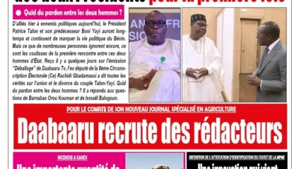 Parution du mardi 16 janvier 2024