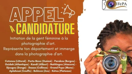 BÉNIN/INITIATION DE LA GENT FÉMININE À LA PHOTOGRAPHIE D’ART : L’appel à candidatures lancé