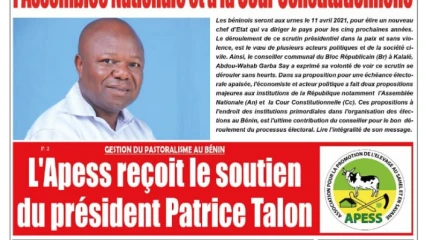 Parution du mercredi 10 mars 2021