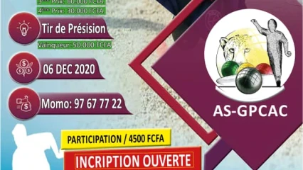 PÉTANQUE AU BÉNIN : L&rsquo;As-Gpcac organise le tournoi “Challenge Daniel Doury”