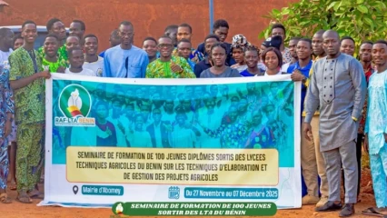 À travers un séminaire à Abomey: le Raf Lta outille des jeunes sur l'entrepreneuriat agricole