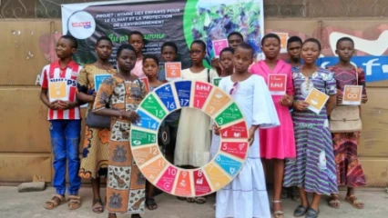 CONCOURS  DU  PROJET HYMNE DES ENFANTS POUR LE CLIMAT À PARAKOU : Les meilleurs récompensés . Pari gagné pour Darius Chabi