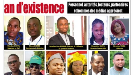UNIVERS MEDIATIQUE DU BENIN, Le quotidien Daabaaru fête un an d’existence
