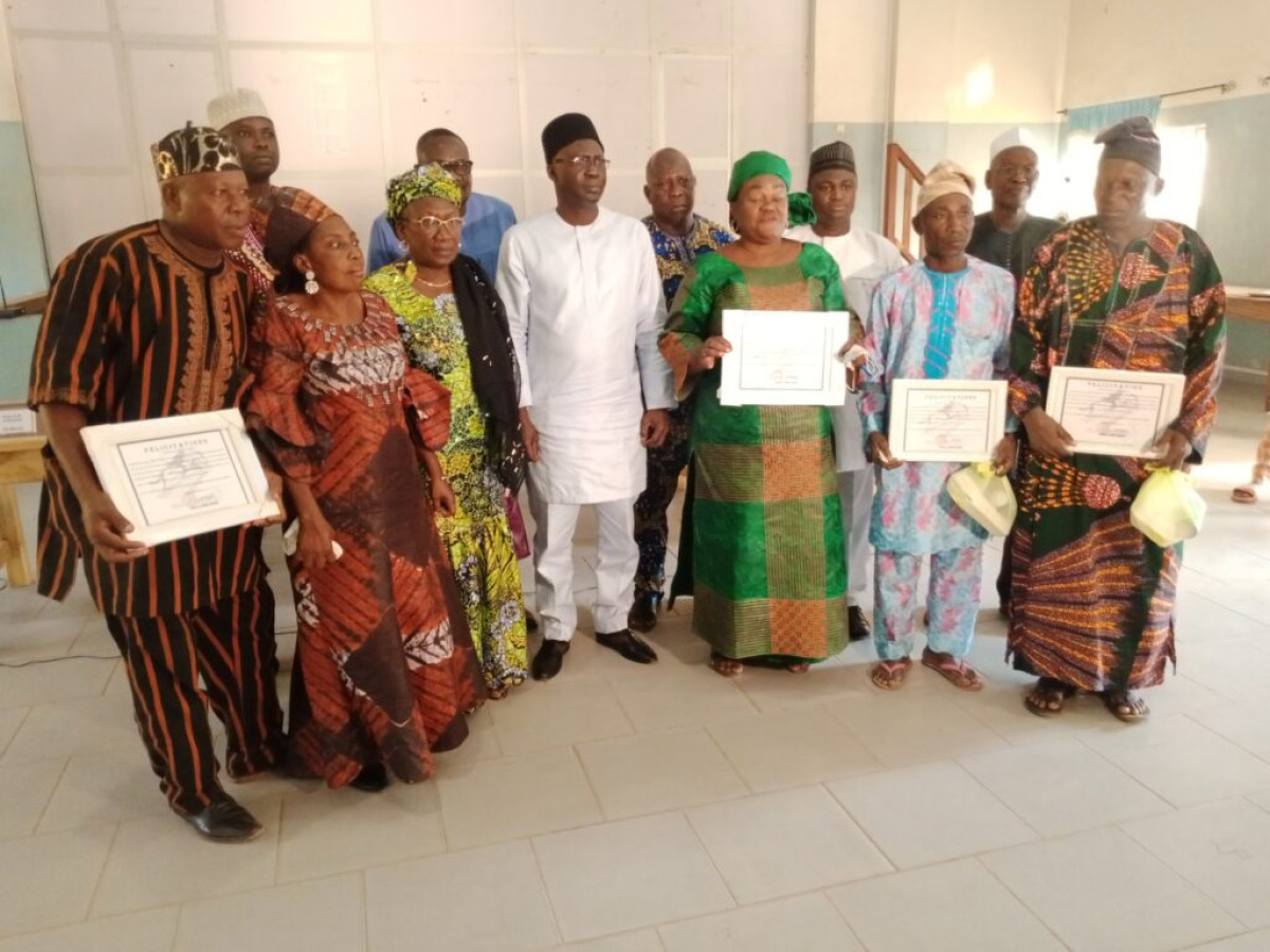 PRÉSENTATION DE VŒUX À LA MAIRIE DE PARAKOU : Le conseil municipal honore les agents admis à la retraite