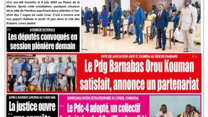 UNE DU MARDI 20 JUIN 2023