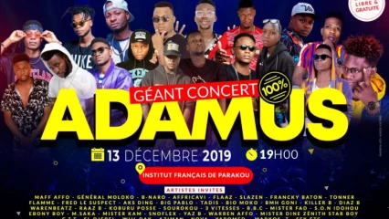 GÉANT CONCERT DES ARTISTES DE LA MUSIQUE URBAINE DU SEPTENTRION : Le rendez-vous est pour le 13 décembre