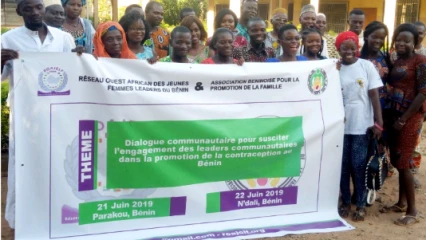 PROMOTION DE LA CONTRACEPTION A PARAKOU ET N’DALI,   Roajelf et Abpf promeuvent le dialogue entre leaders communautaires