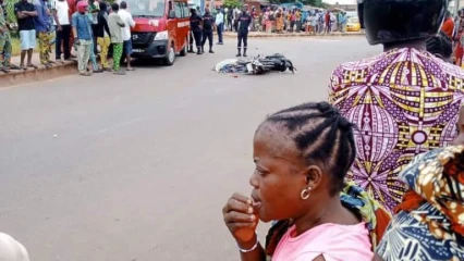 ACCIDENT DE CIRCULATION À PORTO-NOVO    :  Une motocycliste avec son bébé décèdent 