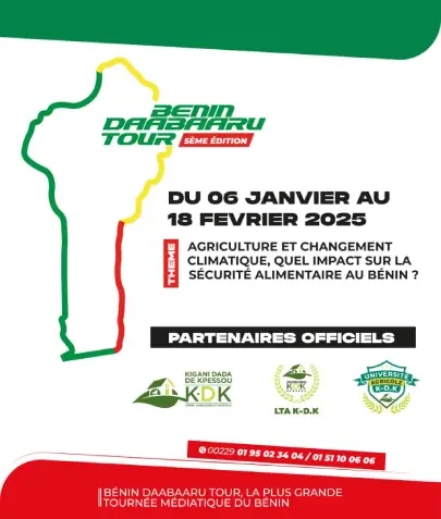 Le groupe k-d.k, partenaire officiel de bénin daabaaru tour 5