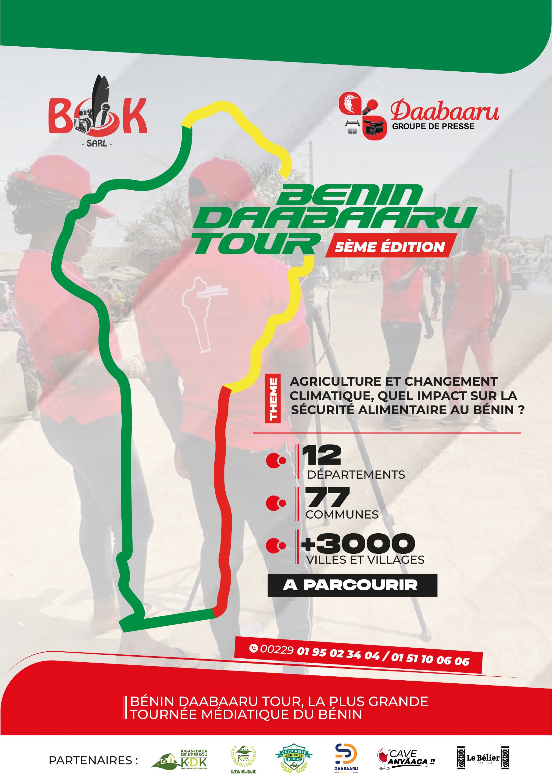 Bénin daabaaru tour: la 5e édition démarre le 6 janvier