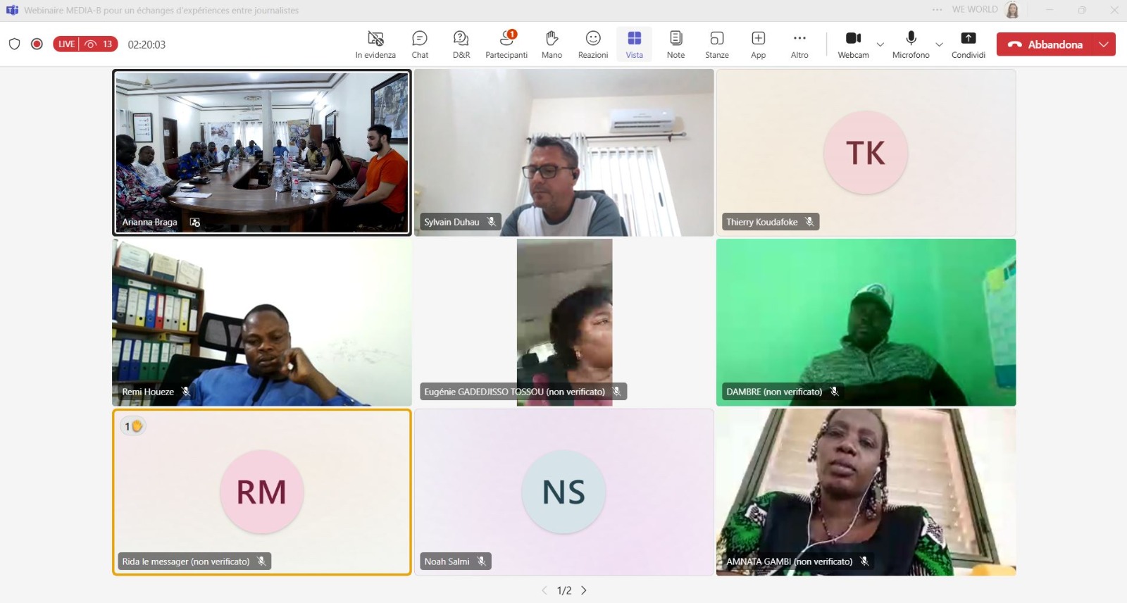 Sur les ethnies: weworld bénin outille des journalistes