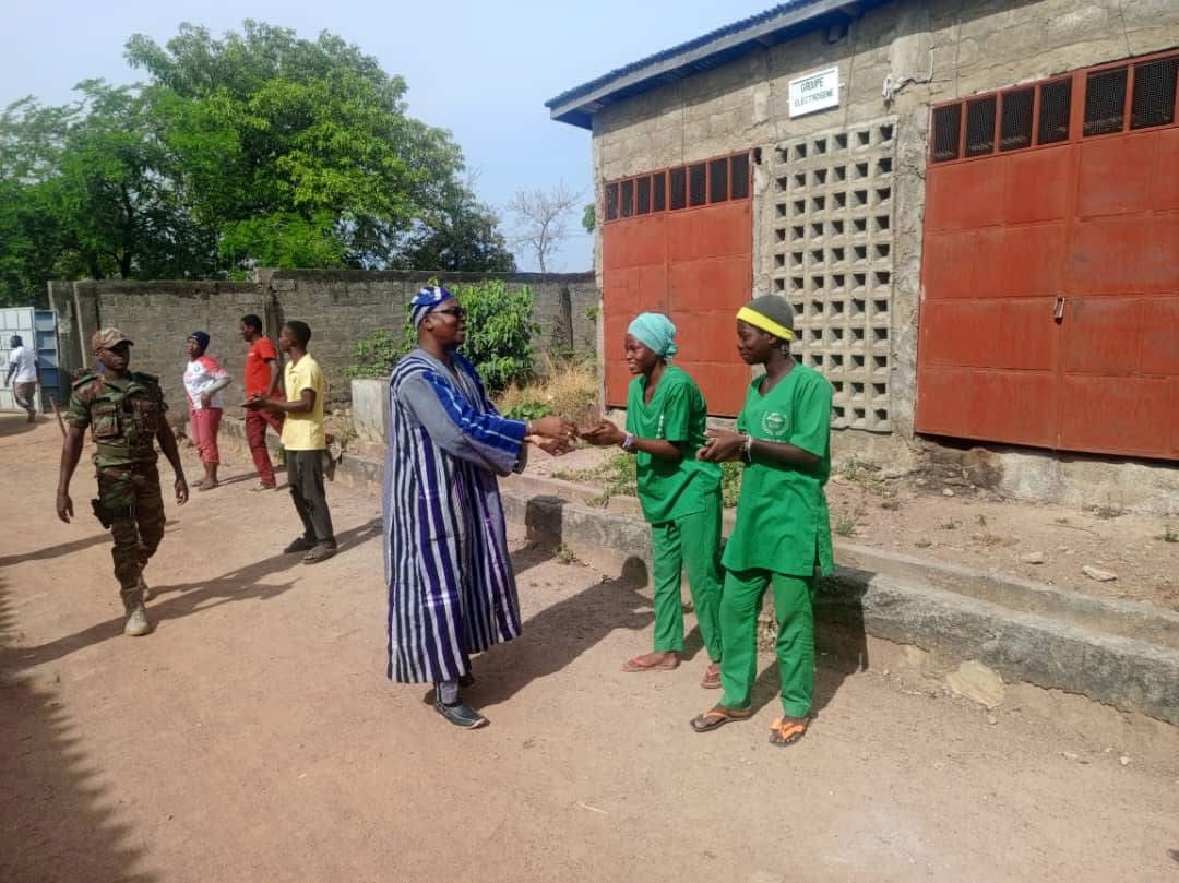 Parakou: Saka Kina Bio Guera salue le travail du groupe K-d.K
