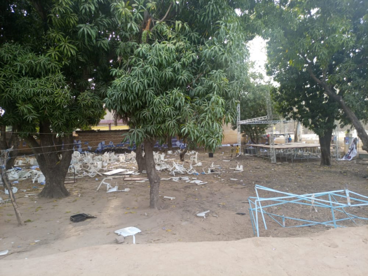 PARAKOU : Des populations manifestent contre le prolongement du mandat de Talon . Elles demandent aussi la libération de Réckya Madougou