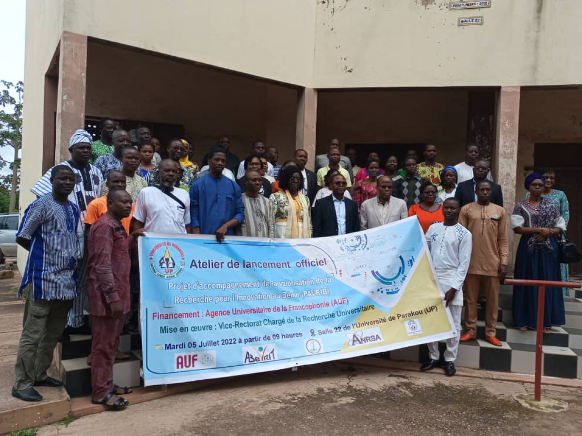 UNIVERSITÉ DE PARAKOU/GRÂCE AU SOUTIEN FINANCIER DE L’AUF : Le projet Pavrib lancé pour la valorisation de la recherche et l’innovation .Le Prof Mohamed Nasser Baco engagé pour changer la donne