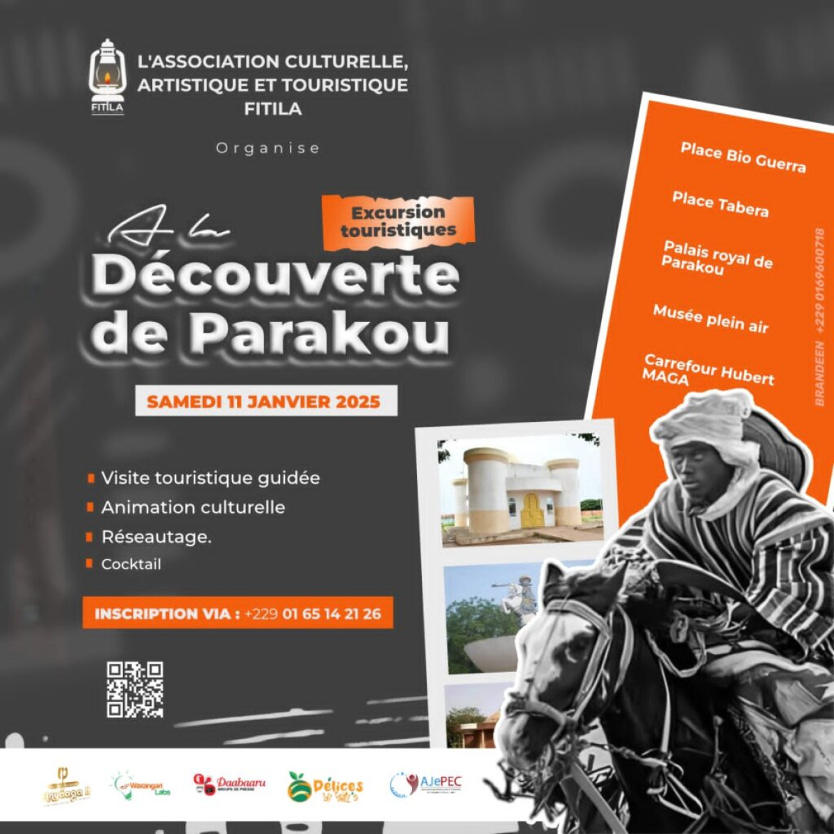 Fête des religions endogènes à parakou: l&rsquo;association Fitila organise une excursion sur les sites touristiques 