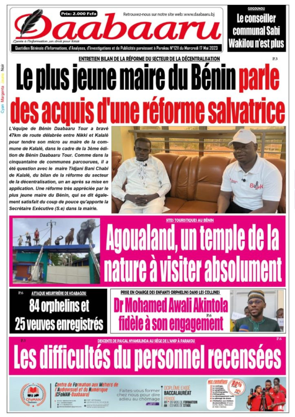 UNE DU 17 MAI 2023