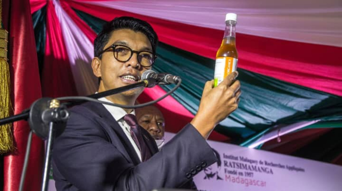 SANTE/COVID-19 : Andry Rajoelina dénonce une haine raciale contre le Covid-organics