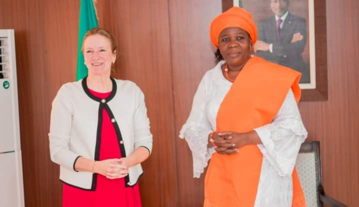EMANCIPATION DE LA GENT FEMININE AU BENIN : Mariam Chabi Talata échange avec l&rsquo;ambassadrice Sylvia Hartleif
