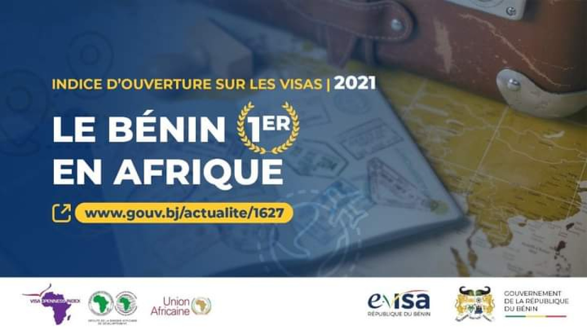 INDICE 2021 D’OUVERTURE SUR LES VISAS EN AFRIQUE : Le Bénin confirme sa place de leader