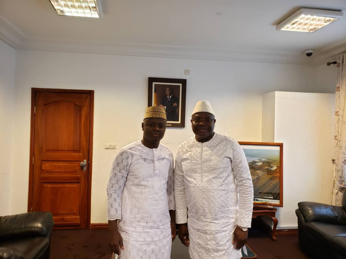 CONSTRUCTION DE LA ROUTE NIKKI-KALALE-SEGBANA L’He Yacoubou Orou Sé en fait une préoccupation majeure . Il a été reçu en audience par le ministre Hervé Hèhomey